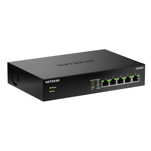 Image of NETGEAR 5-Port 10G /Multi-Gigabit Ethernet Unmanaged Switch
