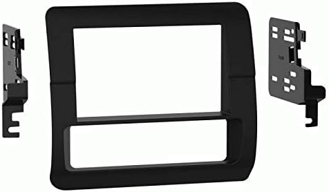 Double Din Install Car Stereo Dash Kit for a Aftermarket Radio Fits 1997 Ford F-250 F-350 Trim Bezel is Black