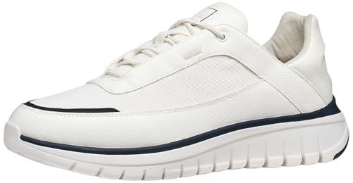 Geox Homme U Flextride R D Baskets basses respirantes en noir pour le quotidien