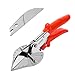 CarClothes Miter Snips-Professional Multi Angle Miter Shears Cutter(orange),With a Replacement Blade,Electrician Tools Miter snips,Accurately Adjusted 45 To 135 degrees,Cutting Soft Wood,Plastic,PVC