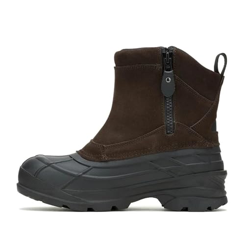 Image of Kamik Champlain 3 Snow Boots for Men - Waterproof Winter Boots for Men - Thermal Insulation & Slip-On Entry - Side-Zip Non-Slip Traction - Lightweight Rubber Shell - Side Zipper Closure