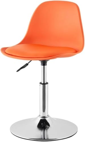 PVTK�J�E���^�[�`�F�A ���~�o�[�X�c�[�� ��]�� �w������t�� ���~���o�[�`�F�A �ω׏d120kg PU���U�[ �_�C�j���O �L�b�`�� �X�c�[�� �I�t�B�X�p �n�C�`�F�A ��]�֎q (77*38.5cm,�I�����W)