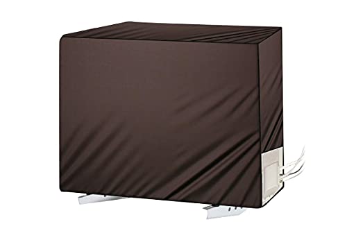Image of Outdoor Split AC Cover - Protect Your 1.5 Ton AC from Dust and Water with this Dustproof /Water Resistant Cover (Brown)