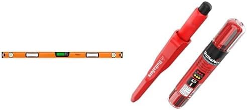 Johnson Level & Tool 48" Digital Box Level with Hultafors Dry Marker Set - Professional Measuring & Marking Bundle