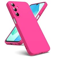 Oududianzi – Cover Compatibile con Samsung Galaxy A16 4G / 5G [Silicone Liquido] [Interno in Microfibra] Gomma Gel di Silicone Liquido Antiurto Custodia – Barbie Rosa