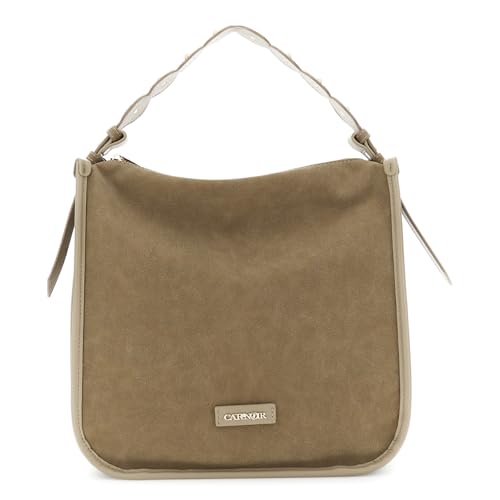 Sac effet daim avec micro-rivets spacieux pour emporter vos essentiels avec style