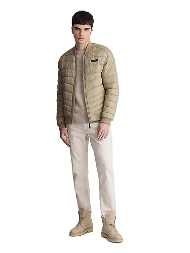 Image of JACK & JONES Solid Nylon Casual Puffer Jacket | Winter Stylish Bomber Jacket For Men | Casual Jacket For Men
