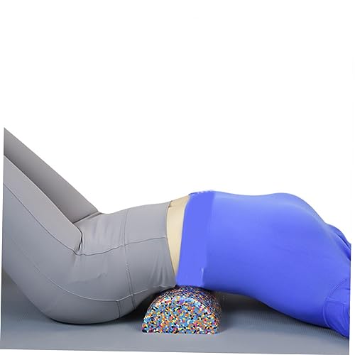 Rodillo de espuma semicircular colorido para masaje muscular, entrenamiento de equilibrio en yoga y alivio de dolor. Rodillo de media luna para espalda, cuello, piernas, fisioterapia y estiramiento miniatura 2