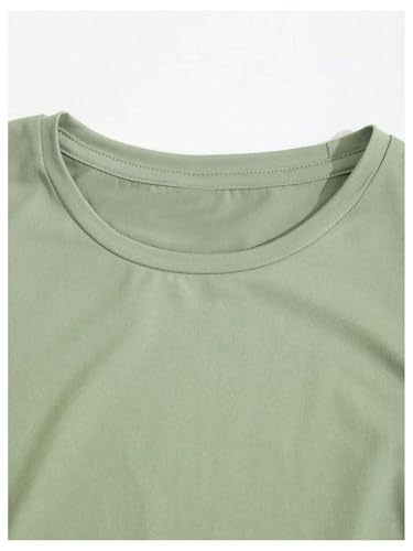 SweatyRocks Girl's Butterfly Letter Graphic Tee Shirts Short Sleeve Crewneck Summer Tops3