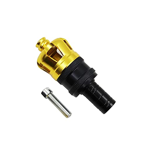 Motorrad Absturzsicherung Für Yamaha YBR125 YZF-R15 YS125 Für Suzuki Intruder GSX-R125 ABR GSR250F Motorradrahmenschieber Anti Crash Pad (Farbe : Gold)