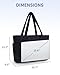 Wandering Nature Puffer Tote Bag with Cup Holder for 40 oz Tumbler & Laptop Compartment & Trolley Sleeve for Travel, Work, Nurse, Women