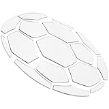 HONITANO Vinilo Decorativo Autoadhesivo de Pared Espejo de Fútbol 15 CM Pegatina Acrílica Plateada para Dormitorio Infantil Sala y Habitación Juvenil Decoración Creativa de Pared