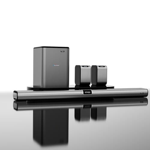 Blaupunkt SBW600 XCEED Emperor India’s Most Powerful 12.1.4 Dolby Atmos Home Theatre | 17 Runway Acoustic Drivers | 1200W RMS | 8" Wireless Subwoofer I HDMI-eARC I Wireless Mic I 3-Year Warranty view 1
