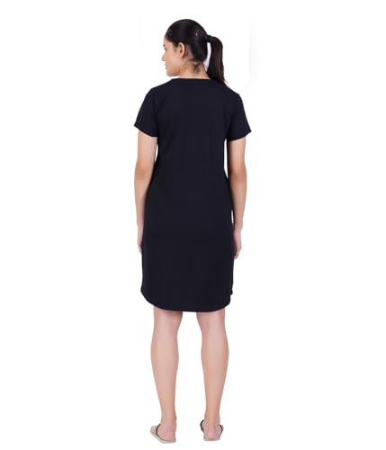 Image of Women's Cotton Knee Length Night Gown