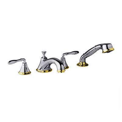 Grohe 25502IR0 Complete Roman Tub Set Less Handle Spray In Polished