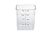 Cambro Camwear Polycarbonate Square Food Storage Container, 8 Quart (This does not come with a lid)