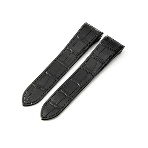 Sangle de montre en cuir véritable élégante pour homme compatible Santos