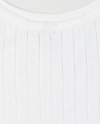 The Children's Place Girls Sleeveless 6-pack Camisole, White -6 Pack, X-Small US3