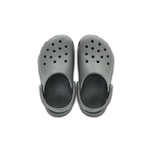 Image of crocs Kids' Classic K Clog, Slate Grey, 7 M US Toddler