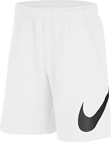 Nike Men's Sportswear Graphic Club Short, White/White, Medium