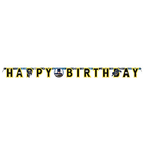 Unique Letter Banner Pc Bannière « Happy Birthday » | Batman | 1 pièce, 77519