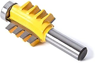 Tongue and Groove Router Bit Set 1/4Inch Shank T-shape Cutter Tool Bit Tongue Groove Router Bit Solid Hardened Steel T-shape Wood Milling