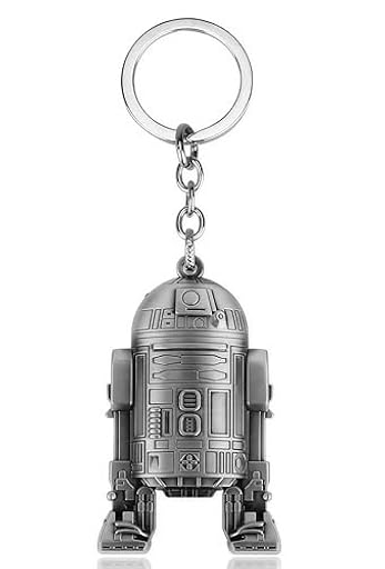 Llavero de metal con anillo para fans de la saga de Star Wars (R2-D2) | Ya disponible en tu tienda friki favorita! En mundofriki.es!