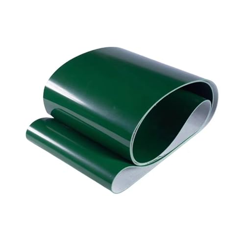Cinta de transmision verde con base de PVC de 2mm resistente a la friccion continua de rodillo 2