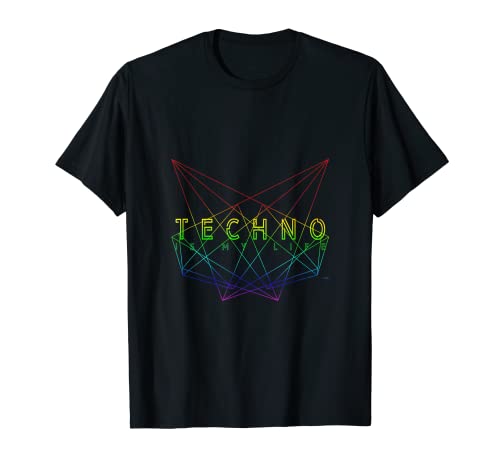 Techno Is My Life Music Technik Laser Club Festival Camiseta