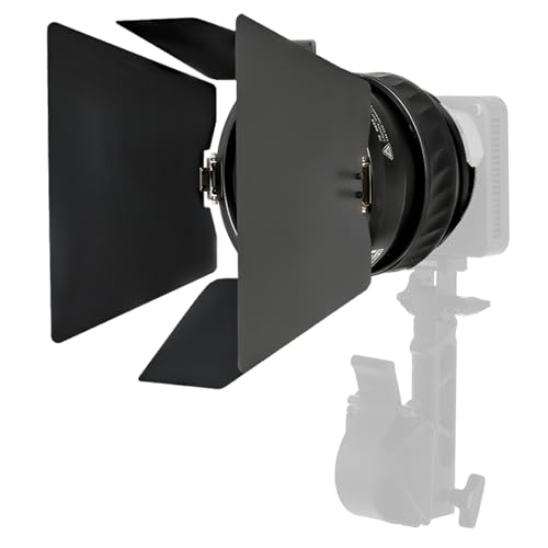 Accessoire Amaran Mini Fresnel à Monture Bowens pour éclairage COB Ray 60c/120c – 12 cm (4,7 Pouces), Faisceau Orientable de 15 à 30°, 42 600 lux, avec...