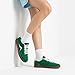 Diarilip Women's 2026 Fashion Sneakers - Classic Retro Comfortable Tennis Skate Shoes - Lightweight Lace up Casual Trainers Green