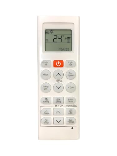 Image of Compatible with LG AC Remote Control Original Model Virat 6 in 1, LG AKB75415302, Suitable for 1 1.5 2 Ton Split & Window Air Conditioner (White) RE 36N