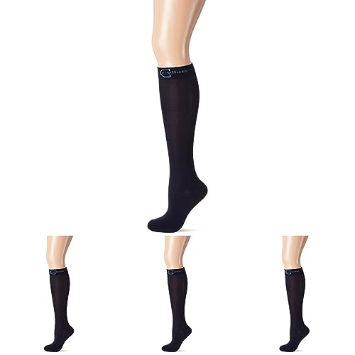 Covalliero Damen Reitstrümpfe Grado Größe Strümpfe, Blau (Nightblue), Gr. 40-42