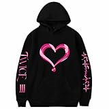 >·Sudadera con capucha Kpop TWICE Concert 4TH WORLD TOUR III. Bonito regalo para los fans de TWICE ONCE, muestra tu apoyo a todos los miembros de TWICE.