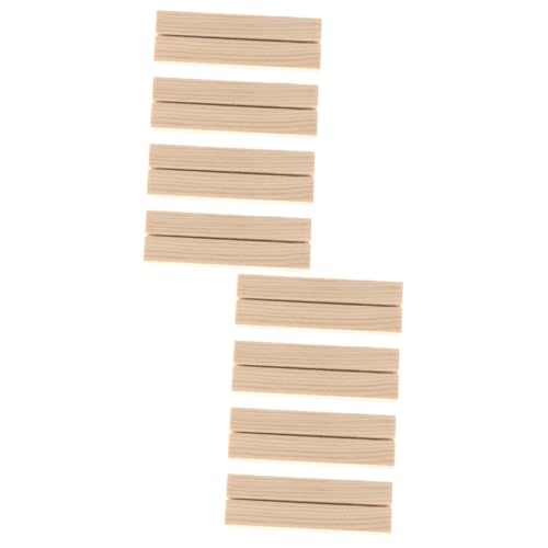 Support de mémo bois pour mariages et fêtes : lot de 24 porte-photos