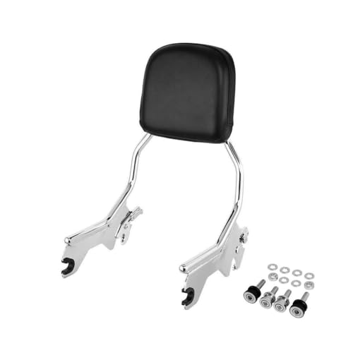 Fixation de dossier moto verticale ergonomique pour Softail Slim - 5