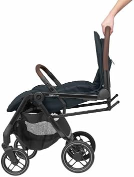 Maxi-Cosi Soho Automatic Folding Baby Stroller Essential Graphite With Compact Travel System