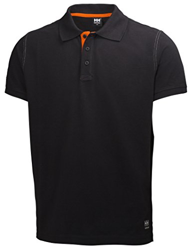 Helly Hansen Oxford, 79025 Camiseta Polo, Talla 2XL, Negro