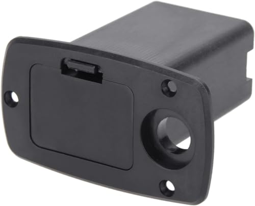 WinldMonmo Black?Active Bass Guitar Pickup, 9V Battery Case Holder Box, Battery Compartment for Electric Guitar, Bass Accessories, Guitar Parts