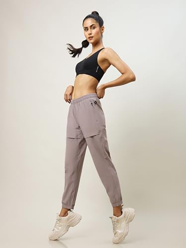 Image of TECHNOSPORT Women's Athletic Fit Mid Rise Track Pant
