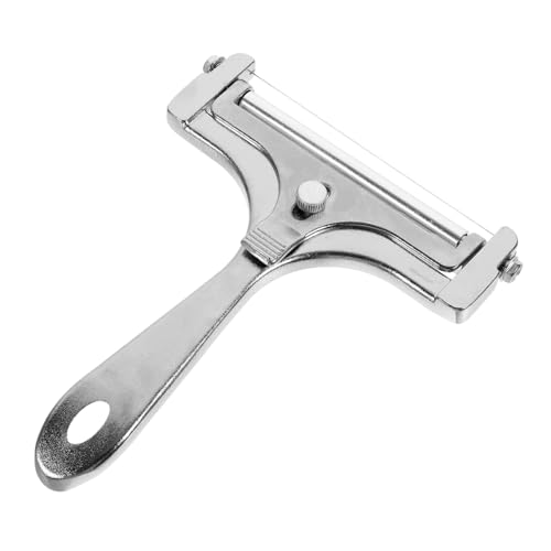 LAPYAPPE Coupe-fromage Acier Inoxydable Trancheuse à Fromage Portable Réglable Facile à Utiliser Outil De Découpe Pour Fromage Bloc Et Beurre