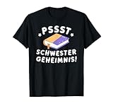 Pssst, Schwestergeheimnis. - Ein herzerwärmender Ausdruck von Liebe und Verbundenheit, perfekt für besondere Momente mit der großen Schwester, kleinen Schwester oder Zwillingsschwester.