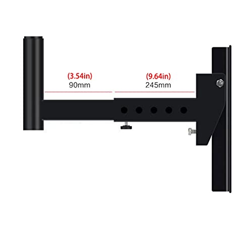 Soporte de pared para altavoz con ajuste seguro para equipo de audio 4