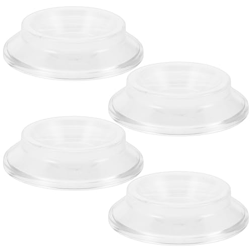 SEWACC 4 pièces Protections de Sol Antidérapantes pour roulettes de Piano Droit Lot Patins Abs Robustes du Bruit et Protection pour Planchers Bois Carrelage et Moquette