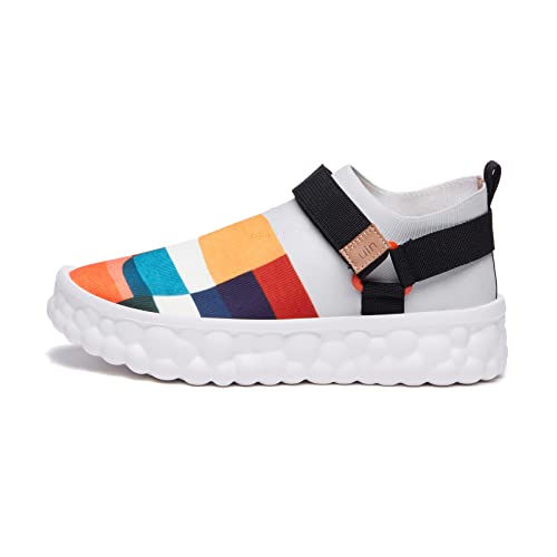 Image of UIN Shoes for Women Slip On Sneakers Comfortable Lightweight Barefoot Travel Art Painted Casual Loafers