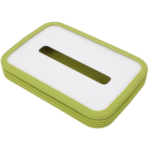 SUPVOX シリコン製折りたたみ式防?ティッシュボックス ホルダー 防水仕様 車載対応 生活空間向け多機能収納ケース グリーン