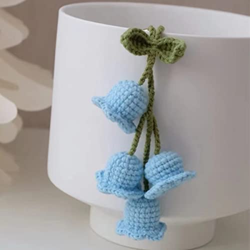 Handmade Knitted Rear View Mirror Pendant Ornament, Cute Car Accessories Aesthetic, Kawaii Car Decor for Home Decorative Pendants