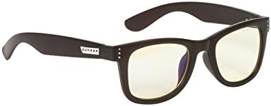 GUNNAR Gaming and Computer Eyewear/Axial, Amber Tint - Patented Lens, Reduce Digital Eye Strain, Block 65% of Harmful Blue Light