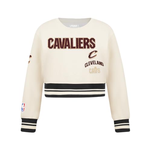 Image of Pro Standard Big Girls NBA Retro Classics Fleece Crewneck Sweatshirt