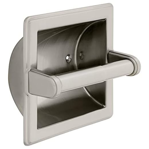 Franklin Brass 9097SN Recessed Paper Holder, Satin Nickel